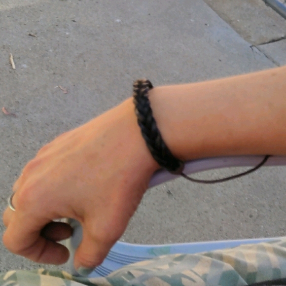 Genuine Leather Bracelet #2 Handmade - Picture 6 of 7